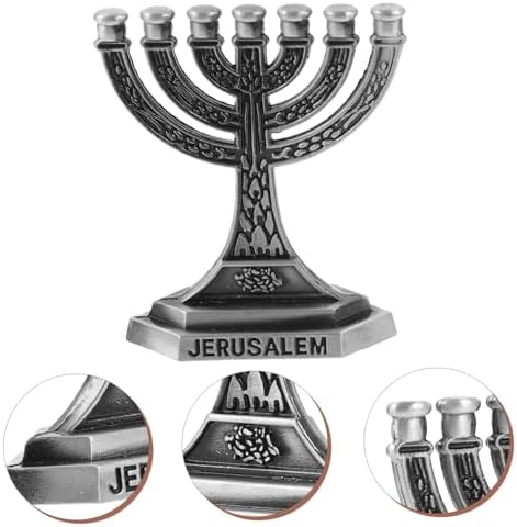 Retro Zinc Alloy Candlestick Holder for Taper Candles