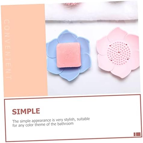 ABOOFAN 2pcs Silicone Soap Holders with Drainage