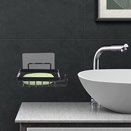 Alipis Wall-mounted Soap Holder Bar Dish for Shower and Kitchen