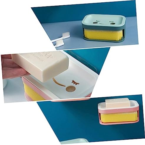 Alipis Double Layer Draining Soap Dish Wall Mounted
