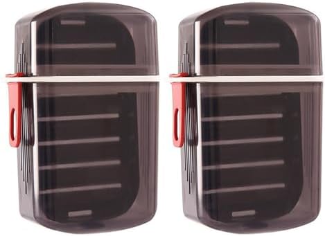 Loyliawa Portable Soap Box with Drainage and Lock