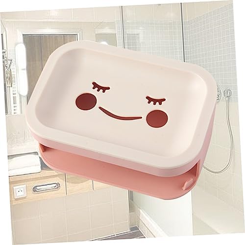 Double Layer Wall-Mounted Soap Dish with Drainage