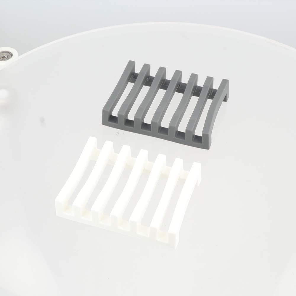 Silicone Soap Dish Holder with Non-Slip Base Black 1