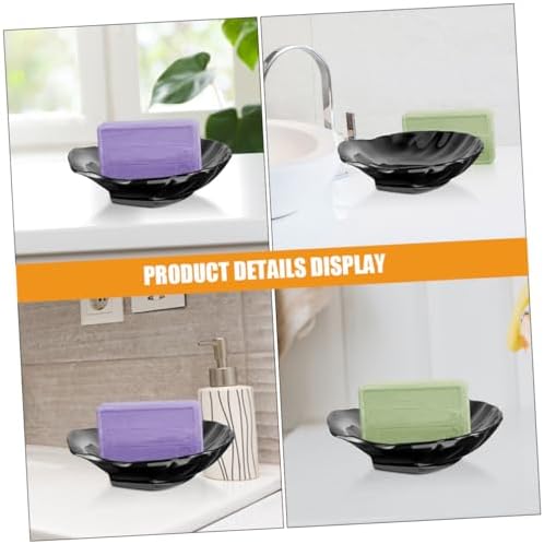 Anneome 2pcs Shell Soap Dish for Bath and Travel Use