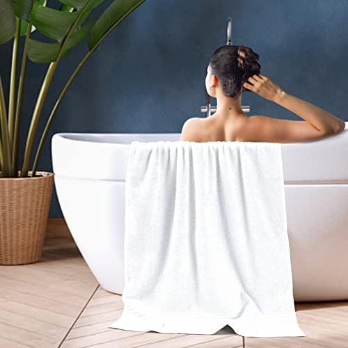 BOUTIQUO 2 Pack Bath Towel Set 28x55 Inches