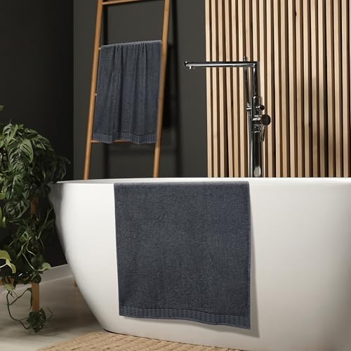 MALLONI HOME Cotton Bath Towel Set 2 Pack 28x55 inches
