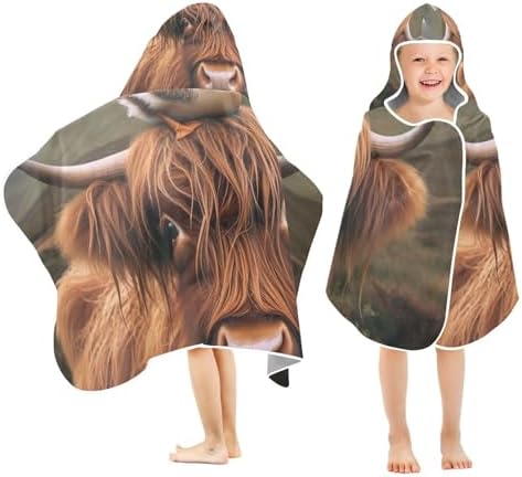 CHIFIGNO Funny Animal Hooded Baby Bath Towel