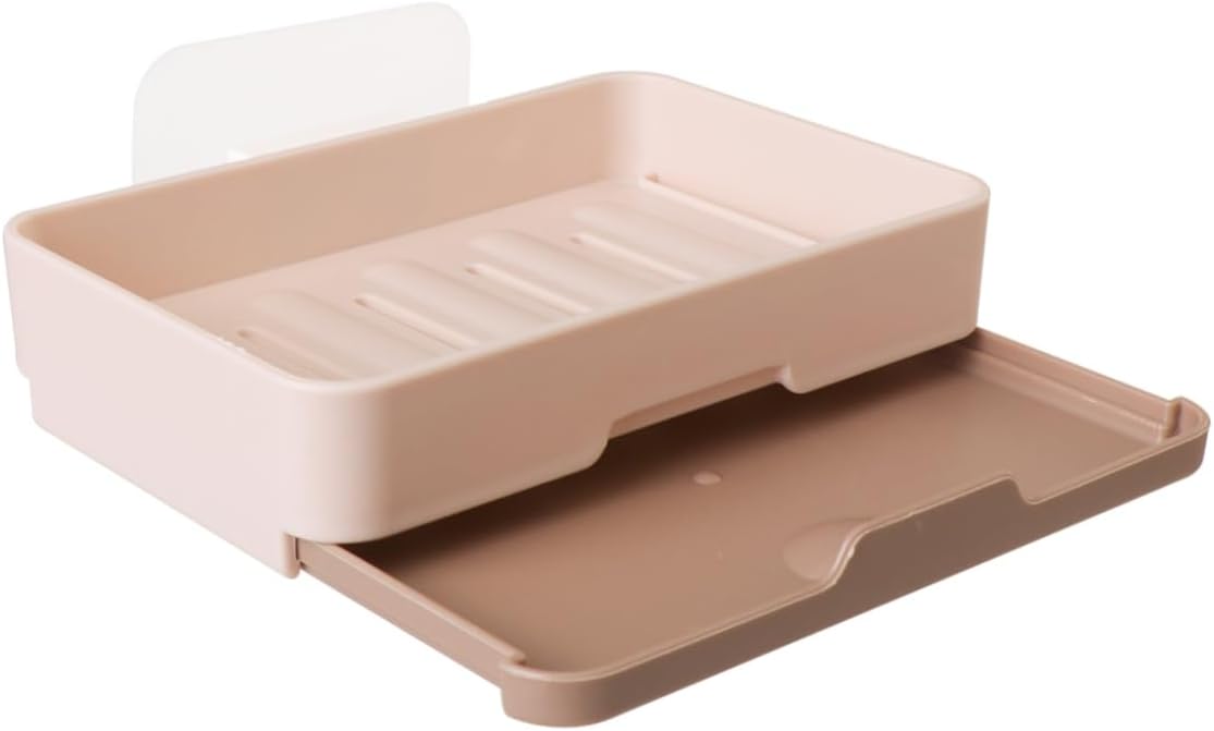Alipis Wall-Mounted Soap Dish Draining Soap Rack