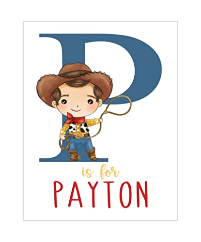Watercolor Woody Toy Story Personalized Print 1