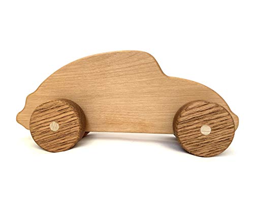 Wooden Car Toy for Toddlers Montessori Baby Shower Gift