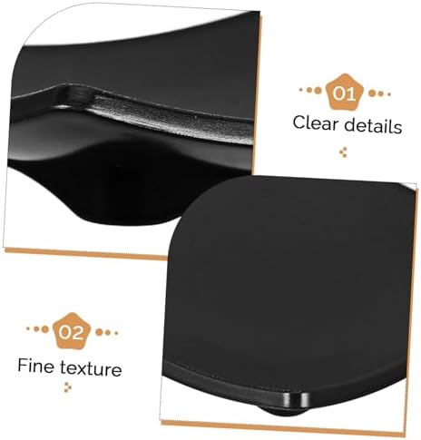 Zerodeko Large Black Curved Soap Holder