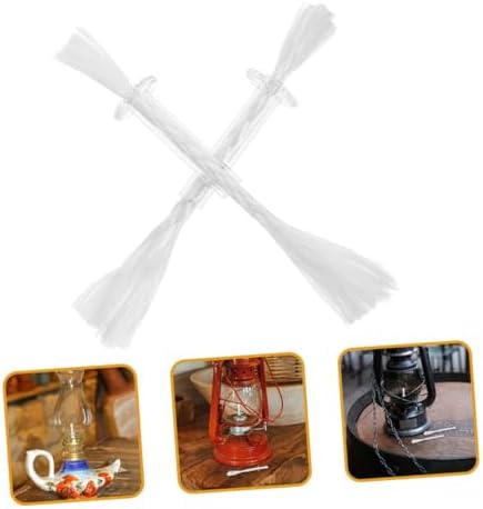 FUNOMOCYA Pcs Fiberglass Wick Replacement for Oil Lamps and DIY Candles