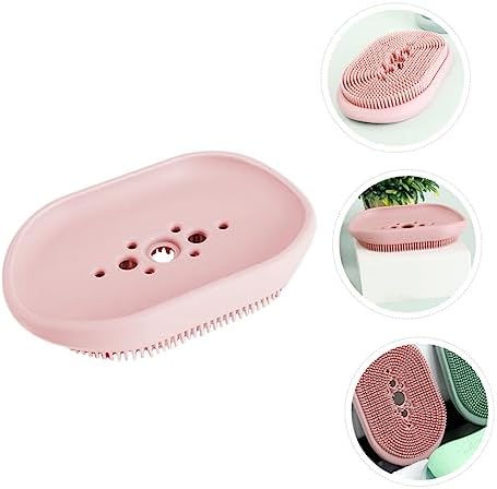 Cabilock Silicone Soap Dish with Drain Bar Holder 1