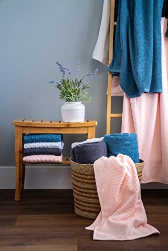 Simpli-Magic 79448 Popcorn Textured Bath Towels 4 Pack