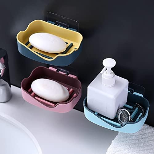 Wall-Mounted Soap Dish with Drainage and Durable Design