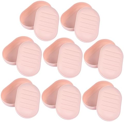 Zerodeko 8-Pack Travel Soap Holder Plastic Case