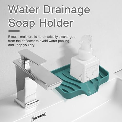 Curfair Soap Dish Black with Suction Cup and Quick Dry Design