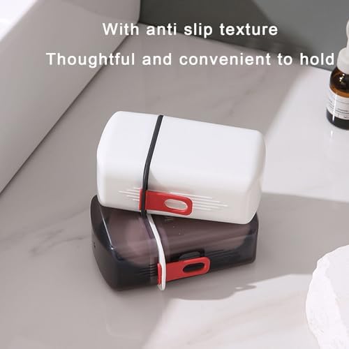 Loyliawa Portable Soap Box with Drainage and Lock