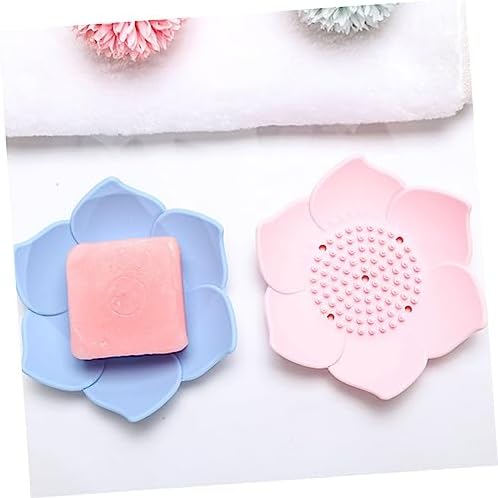 MAGICLULU 2 Pcs Silicone Soap Dish Holder for Shower Wall