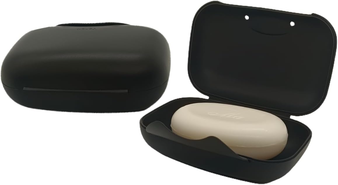 Vonpri Travel Soap Holder Bar Soap Dish for Bathroom Camping Gym