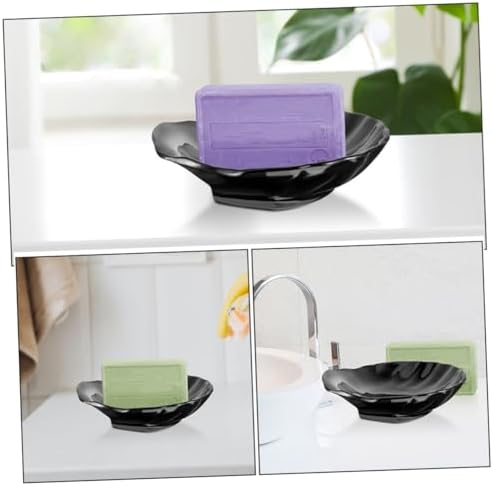 ABOOFAN 2pcs Elegant Sturdy Plastic Soap Dish Set