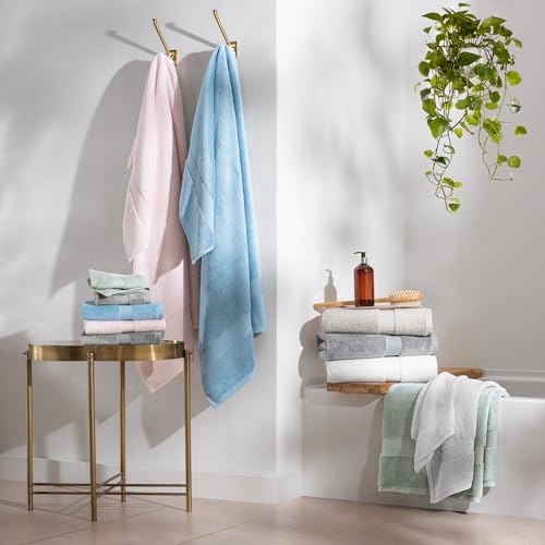 Aston Arden Egyptian Bath Towels - 2 Pack Light Grey