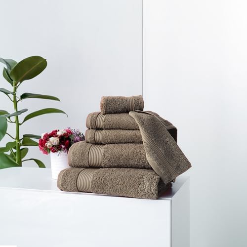 Classic Turkish Towels CTT - 6 Piece Luxury Set 100 Turkish Cotton