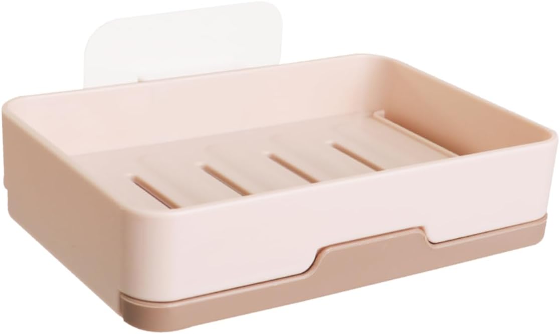 WESIEVYA Wall-Mounted Soap Dish Khaki