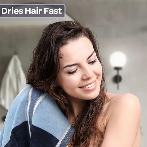 Lavish Home 2-Piece Bath Towel Set - Navy