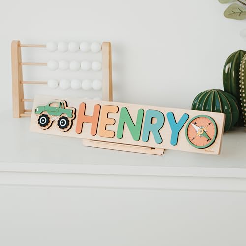 Personalized Baby Name Puzzle with Pegs