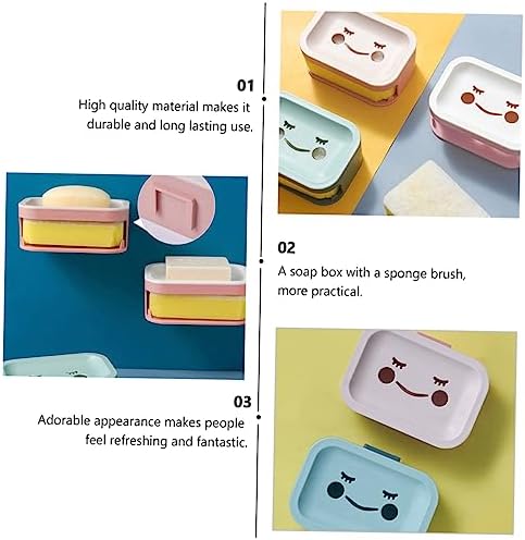 Ciieeo Double Layer Wall-Mounted Soap Draining Dish
