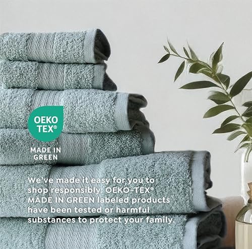 1888 Mills 4 Pack Bath Towel Set White