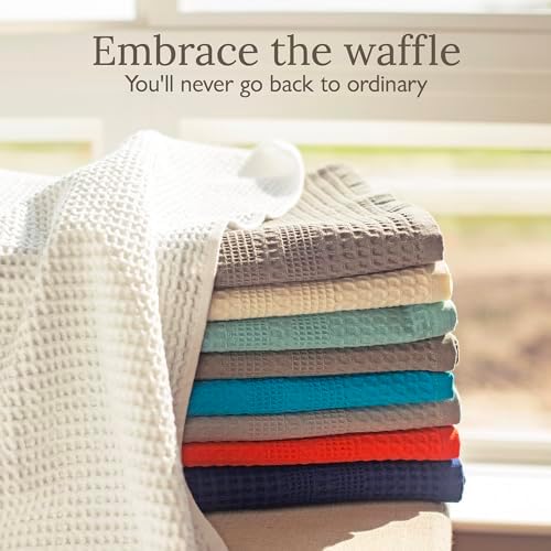 GILDEN TREE Waffle Bath Sheet 40x80 Cream 2 Pack