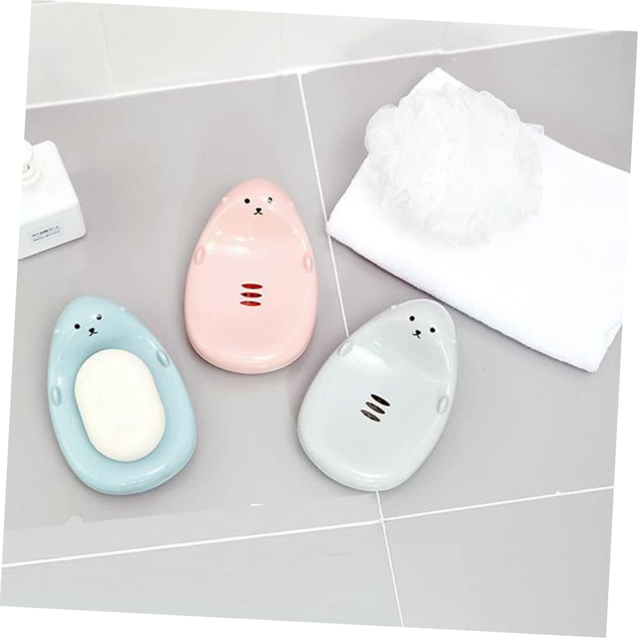 Luxshiny Heart Shaped Soap Drainer Holder