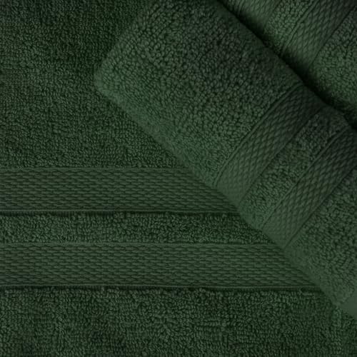 Superior Ultra-Soft 2-Piece Cotton Bath Sheet Set - Forest Green