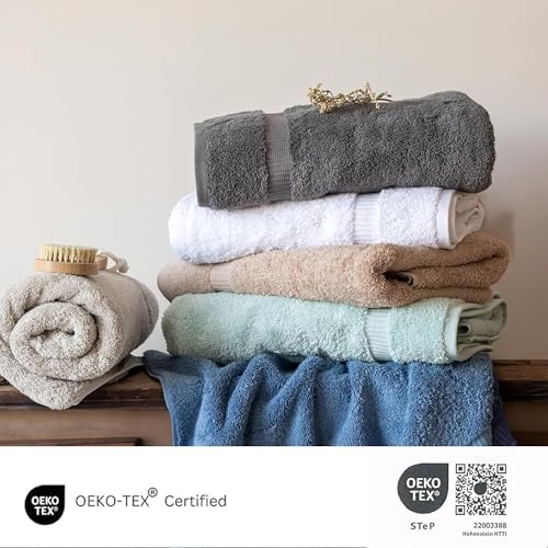 SALBAKOS Premium 4 Piece Bath Towel Set