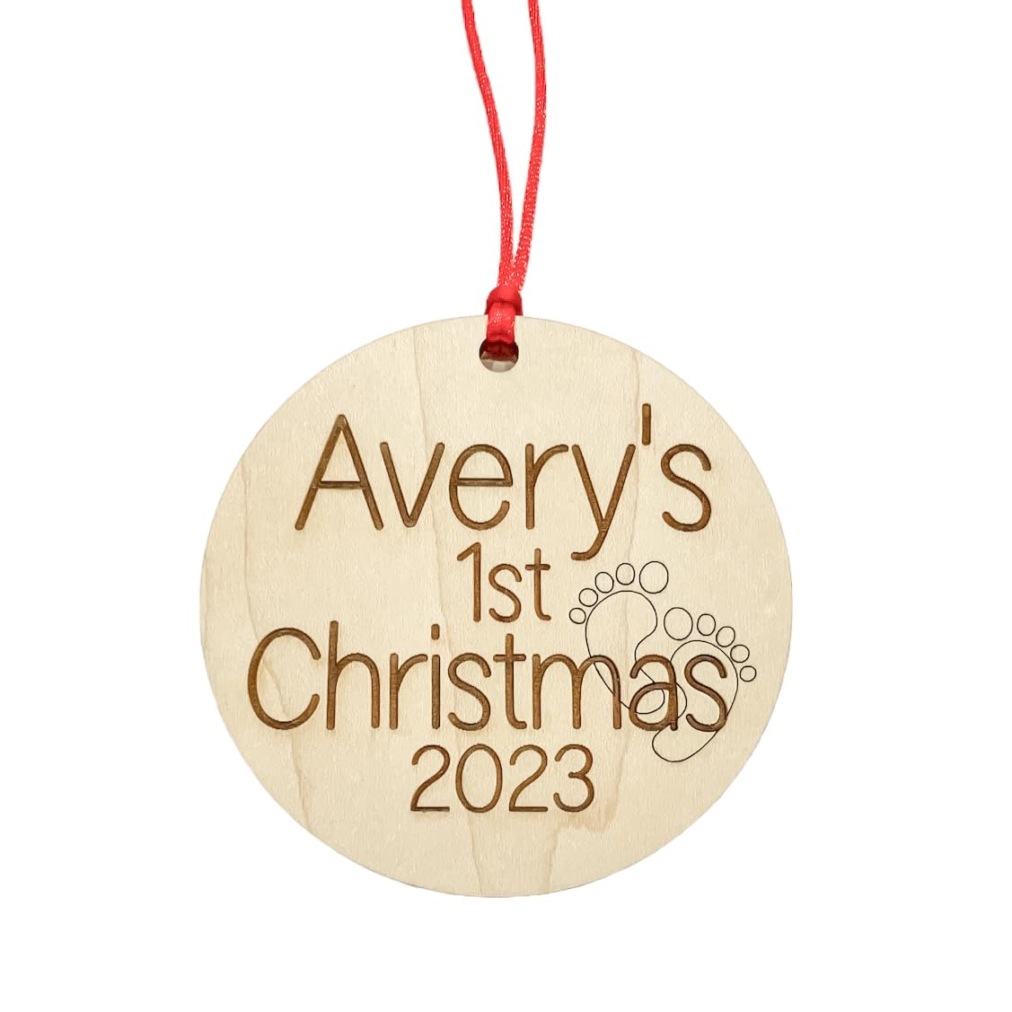 Glimmer Designs Babys First Christmas Ornament 2023