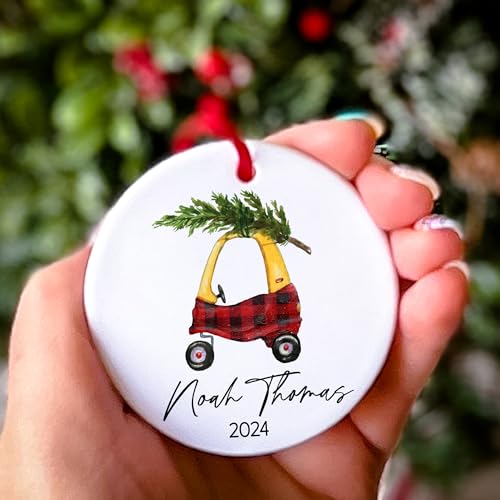 Babys First Christmas Ornament 2024 - Personalized Keepsake 1