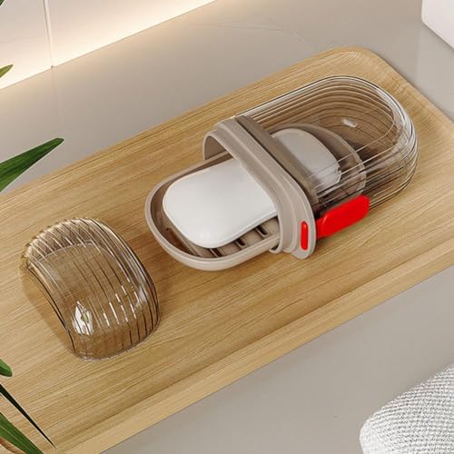 ZHOSXRC Travel Soap Case with Lid - Portable and Waterproof