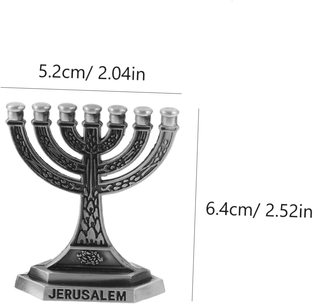 Retro Zinc Alloy Candlestick Holder for Taper Candles