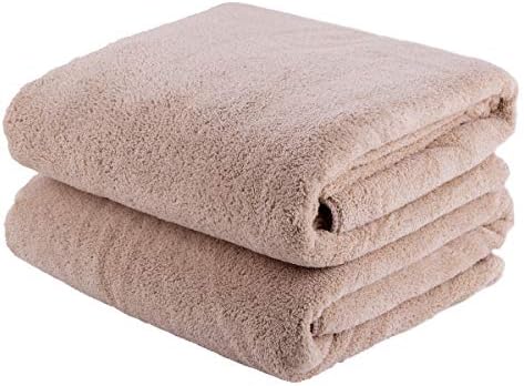 JML Luxury Spa Bath Towels 2 Pack 30x60 - 350GSM Fleece