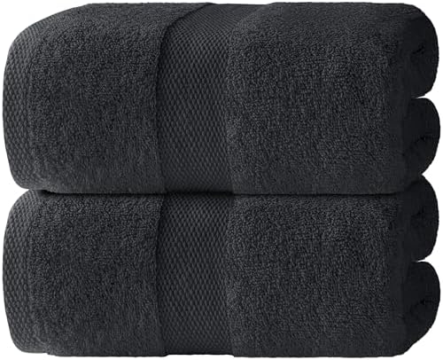 White Classic Luxury Soft Bath Sheets Set 2 Pack