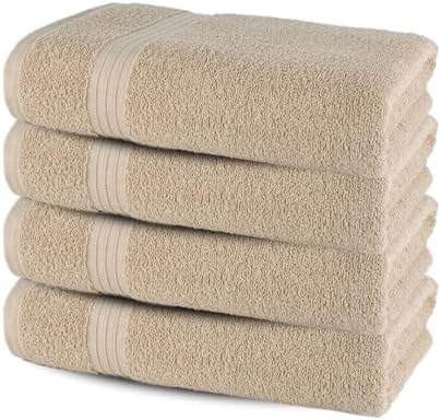 Textila Bath Towels - 27x54 Inch Pack of 4 1