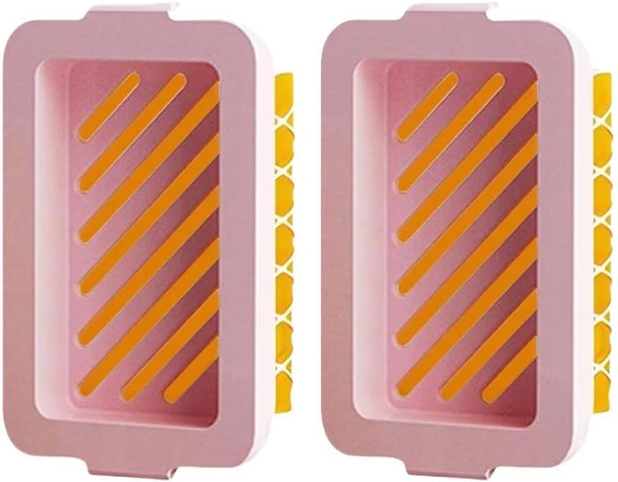 FABEILAI Suction Soap Holder - Pink Drill-Free Removable