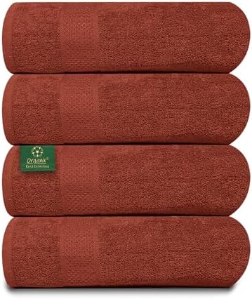 Organix 100 Recycled Cotton Bath Towel Set Brown