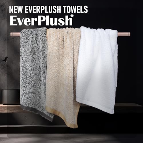Everplush Diamond Jacquard 6-Piece Bath Towel Set