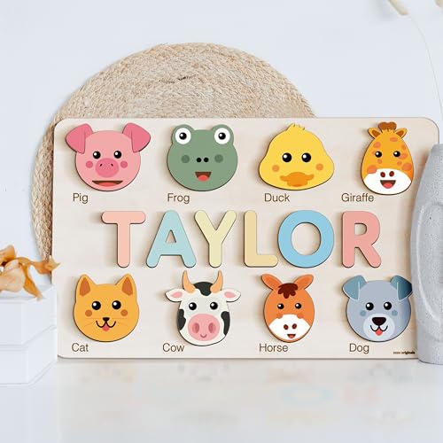 Zuzu Puzzle Personalized Name Puzzle for Toddlers