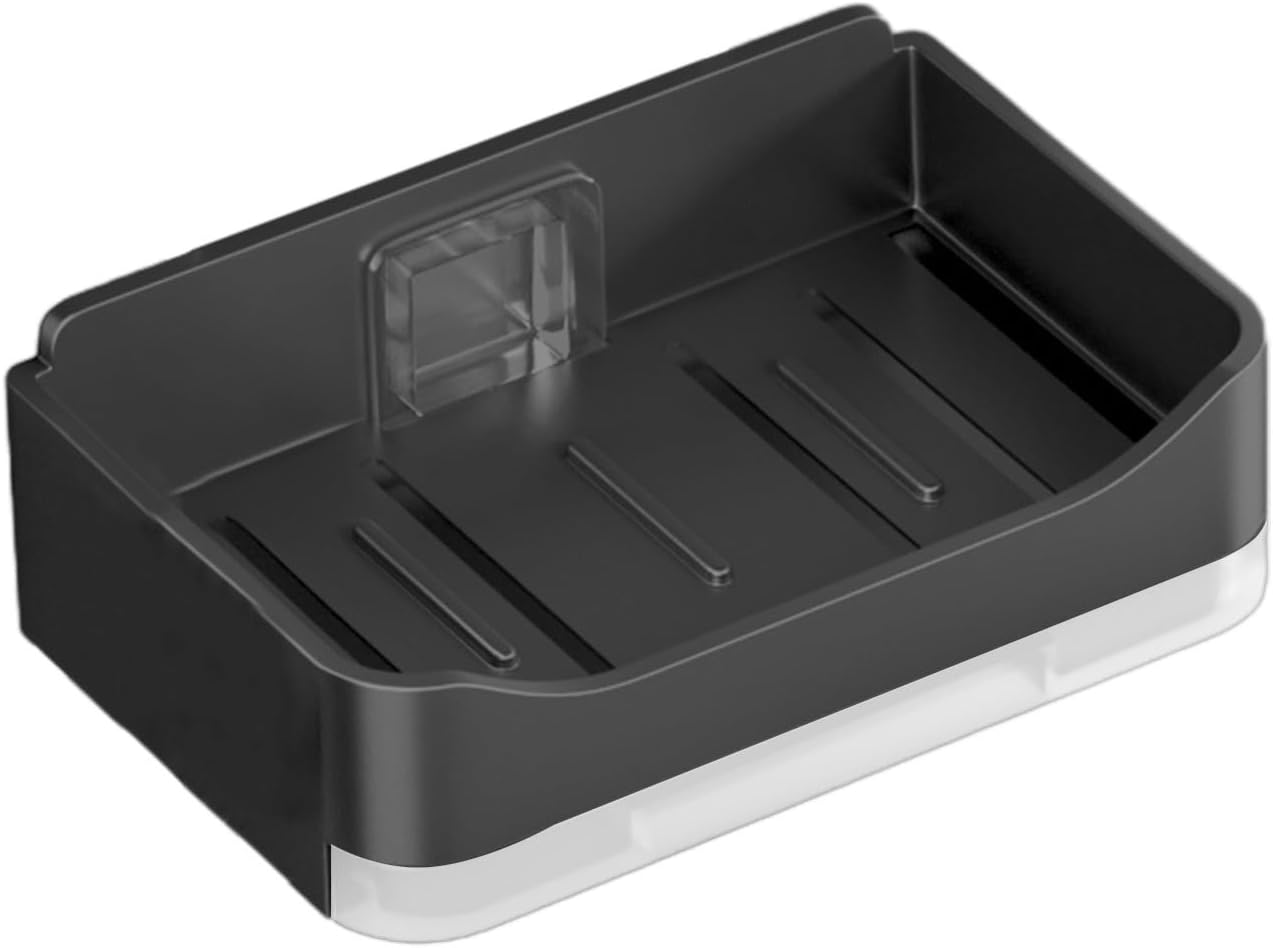Lightweight Soap Dish with Drainage for Bathroom Countertop Hotel