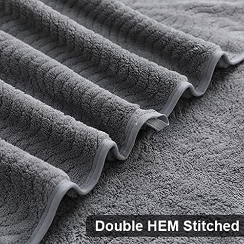 Smuge Ultra Soft Microfiber Bath Towel Set of 4