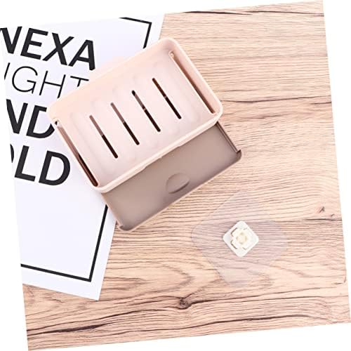 Ciieeo Wall-Mounted Soap Holder Khaki Drainage Dish
